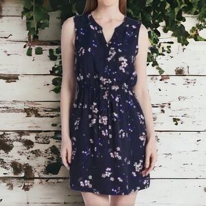41 Hawthorn Midnight Blue Floral Midi Dress